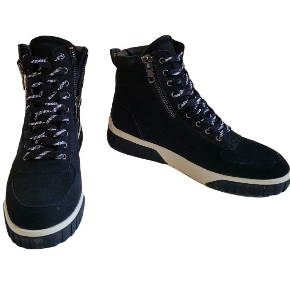 Day Five Daemon Black and White Boot Sneakers Men's Sizes